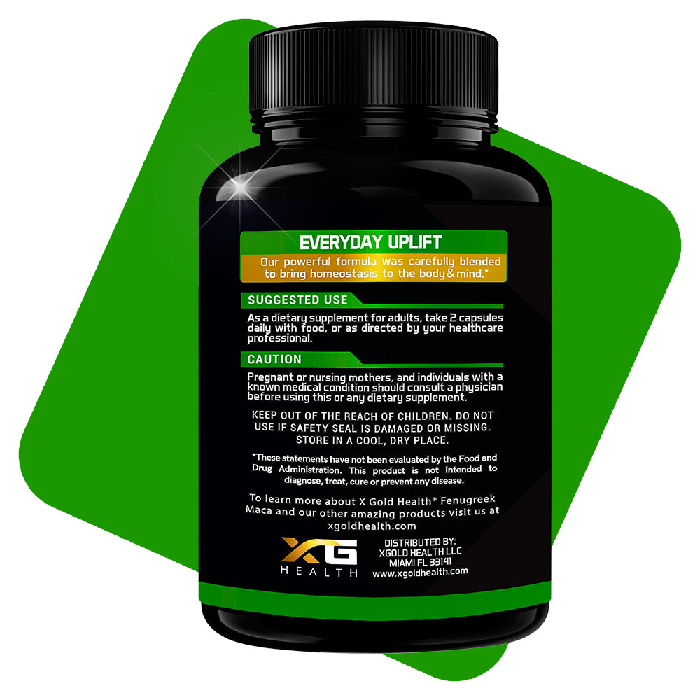 Ashwagandha 5000mg + Tongkat Ali 1000mg + Maca Root 5000mg + Fenugreek X Gold Health