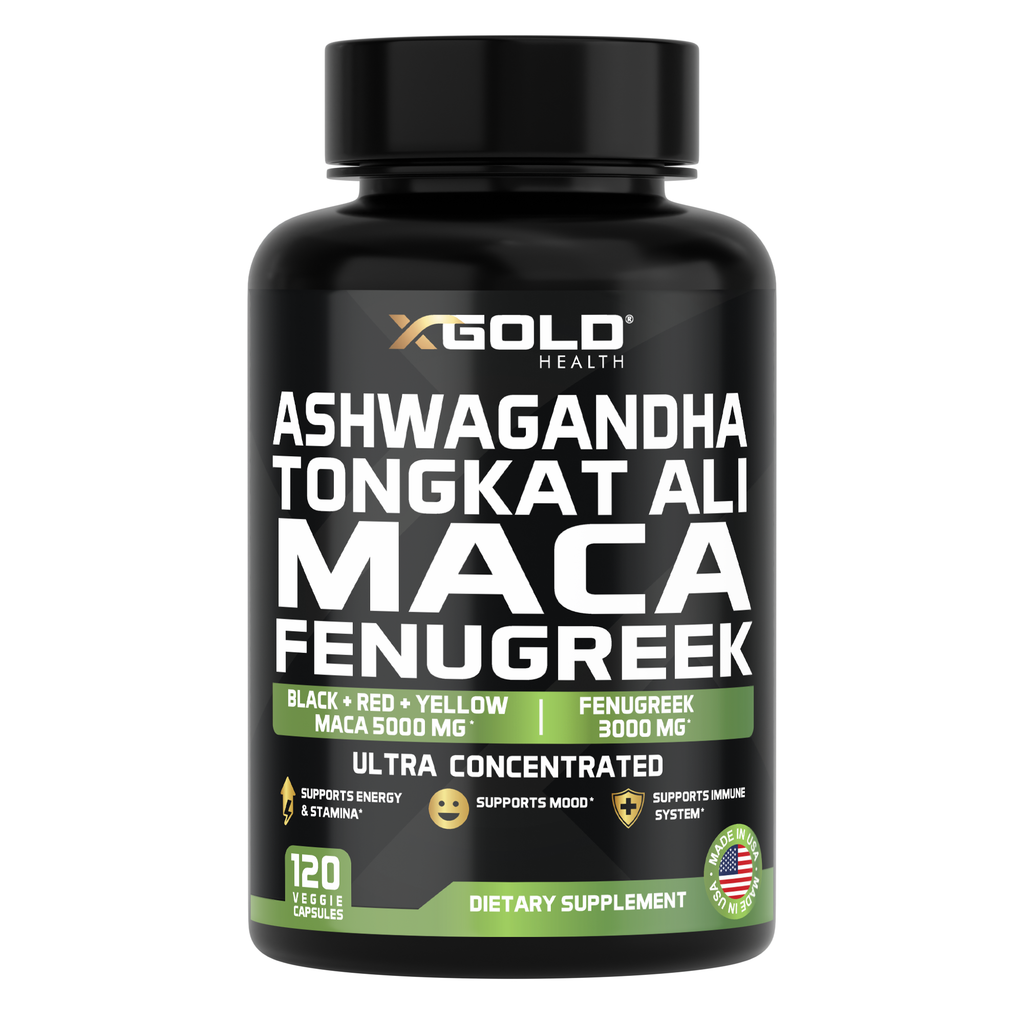 Ashwagandha, Maca & Fenugreek - X Gold Health