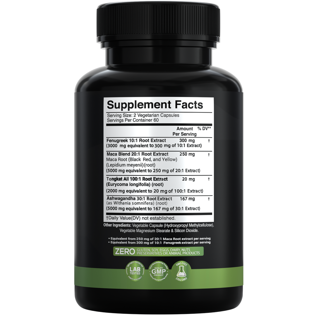 Ashwagandha &amp; Maca Root  – Energy, Libido &amp; Balance - X Gold Health
