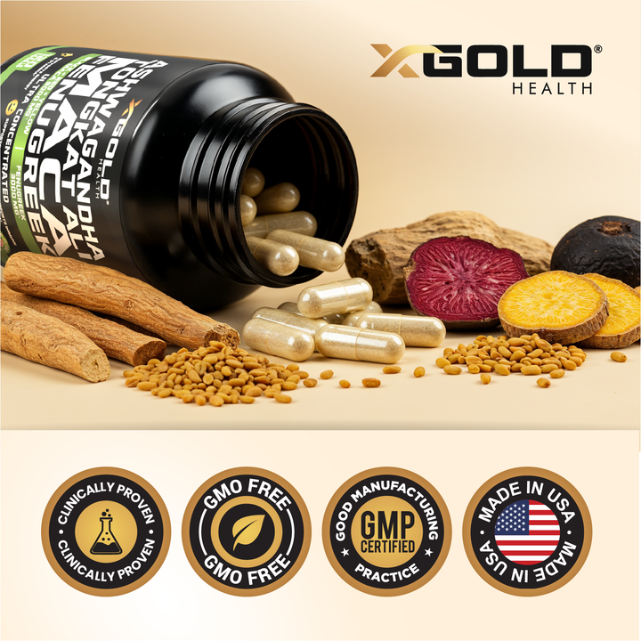 Ashwagandha &amp; Maca Root  – Energy, Libido &amp; Balance - X Gold Health