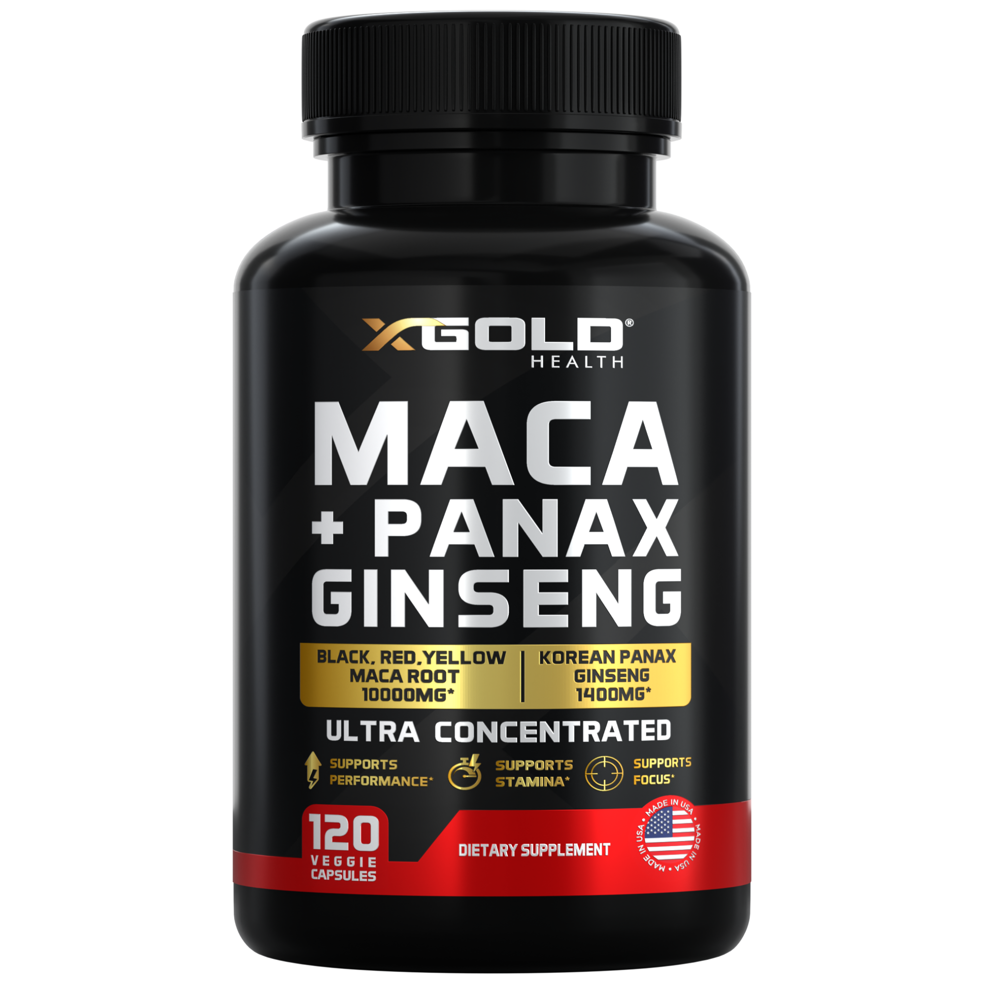 Maca Root + Korean Panax Ginseng