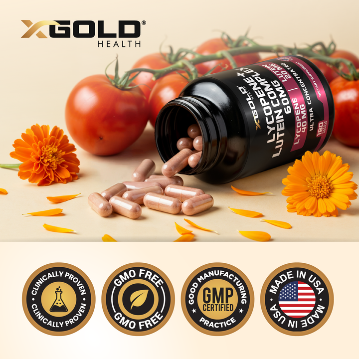 Lycopene + Lutein: Power Vision Support - X Gold Health