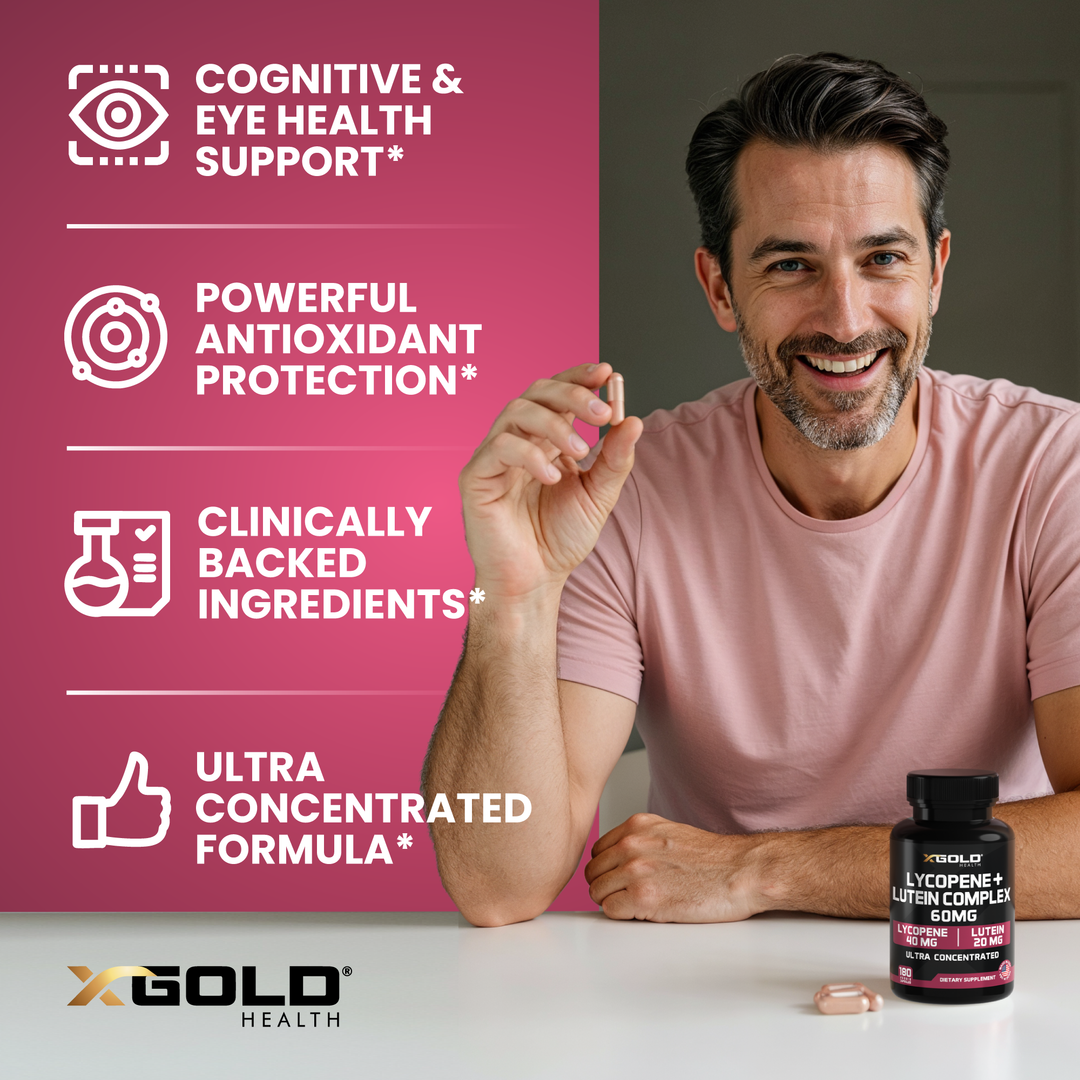 Lycopene + Lutein: Power Vision Support - X Gold Health