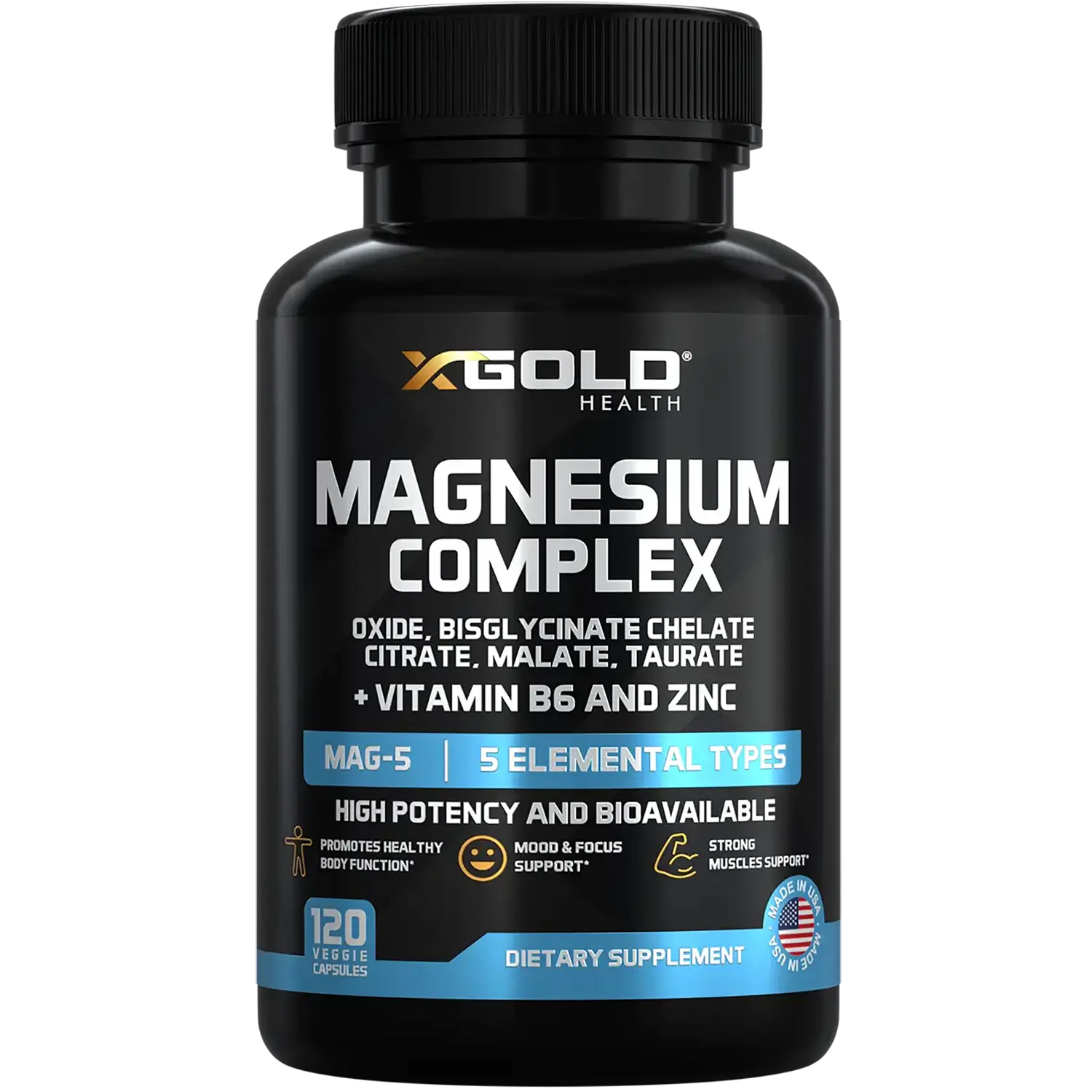 Magnesium Complex + B6 - X Gold Health