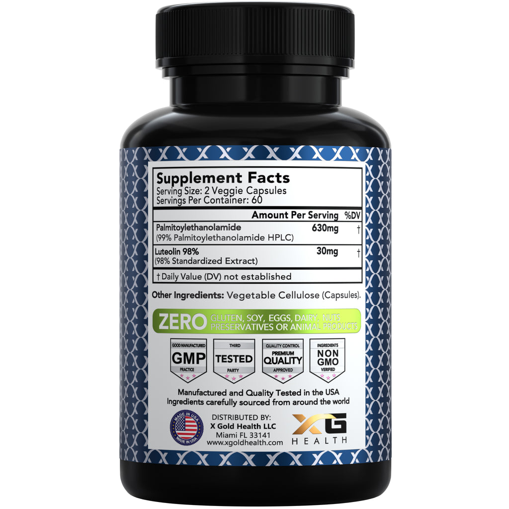 PEA + Luteolin: Discomfort and natural way to relieve – X Gold Health