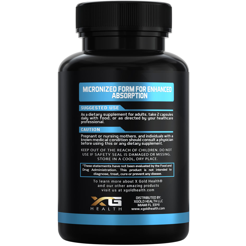 PEA 600mg – Micronized, Highly Purified & Bioavailable – X Gold Health