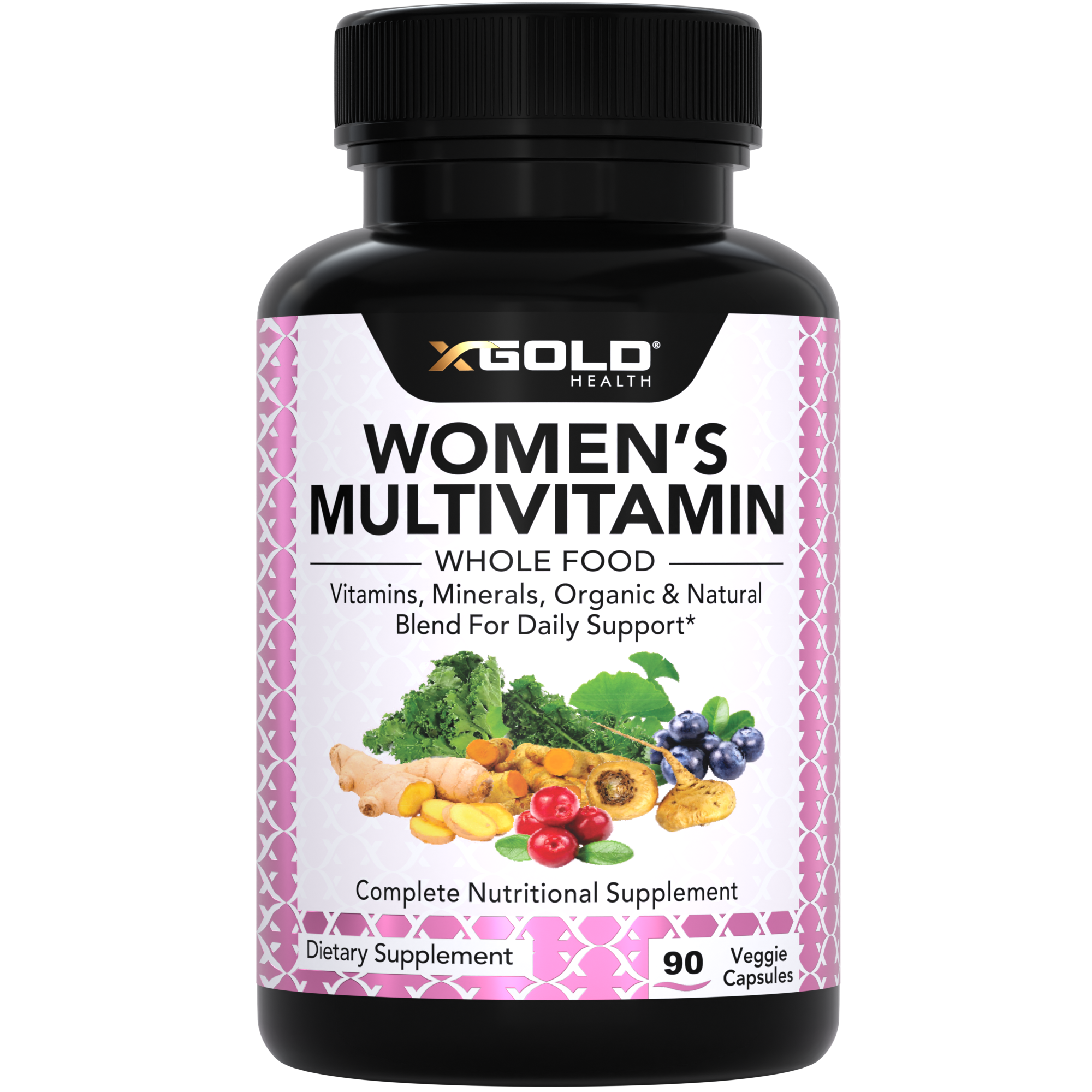 Organic Women's Daily Multivitamin with Wholefood – X Gold Health