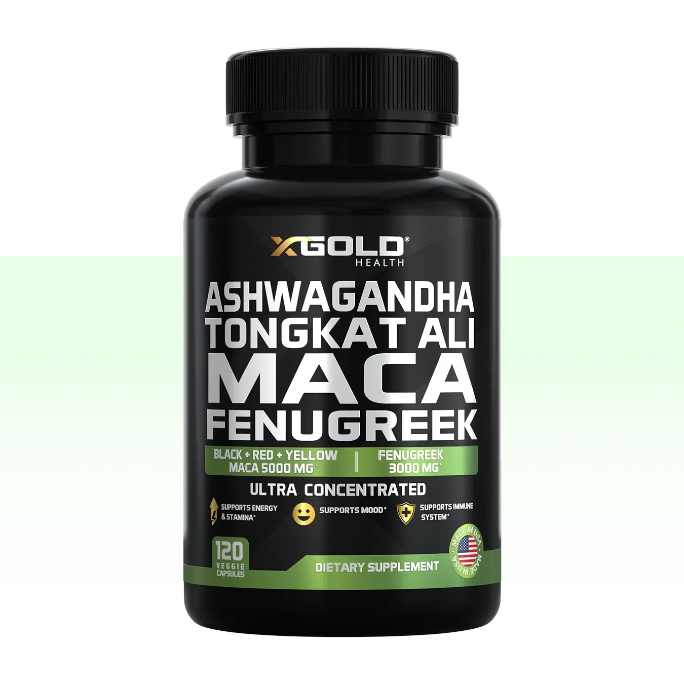 Ashwagandha, Maca & Fenugreek - X Gold Health